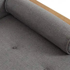 Mid-Century Modern Chaise Lounge, 32 x 63.75 x 33.5 Inches