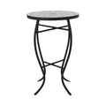 Indoor Side Table with Tile Top