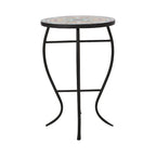 Indoor Side Table with Tile Top
