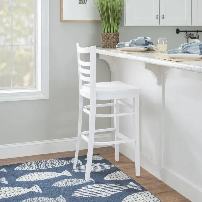 Rustic Solid Wood Barstool (set of 2)