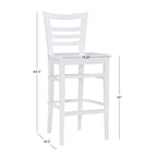 Rustic Solid Wood Barstool (set of 2)