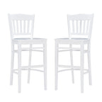 Rustic Solid Wood Barstool (set of 2)