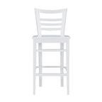 Rustic Solid Wood Barstool (set of 2)
