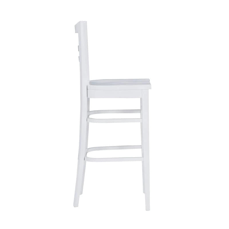Rustic Solid Wood Barstool (set of 2)