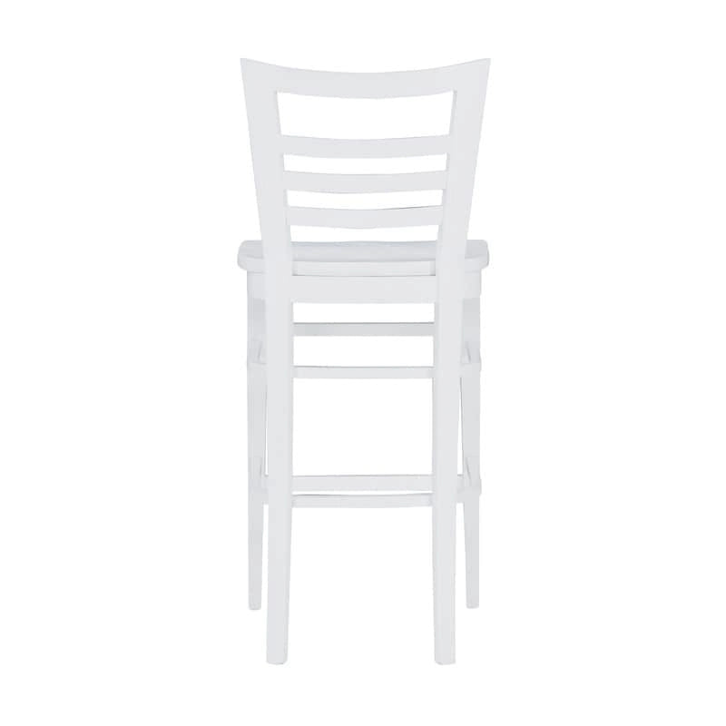 Rustic Solid Wood Barstool (set of 2)