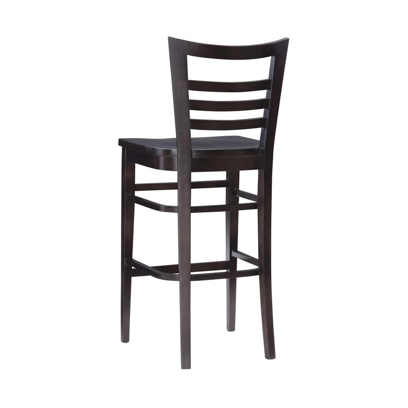 Rustic Solid Wood Barstool (set of 2)