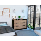 Four-Drawer Dresser with Slide-and-Pull Design