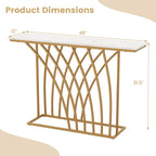 48 Console Table Modern Accent Entryway Table Long End Table
