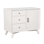 Flynn Wood Accent Cabinet in White