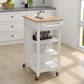 Kitchen Island Rolling Trolley Cart