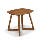 Scandinavian Rectangular Solid Wood End Table