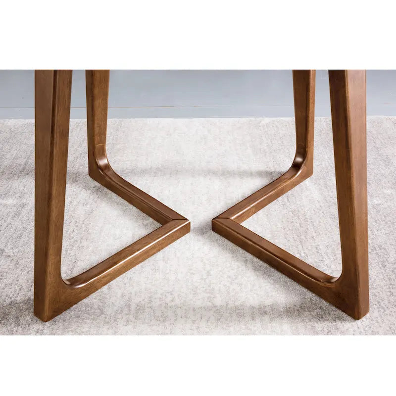 Scandinavian Rectangular Solid Wood End Table