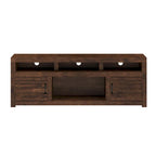 72-inch TV Stand Console for TVs up to 85-inch, No Assembly Required, Whiskey Finish
