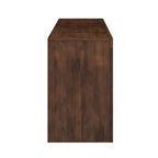 72-inch TV Stand Console for TVs up to 85-inch, No Assembly Required, Whiskey Finish