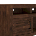 72-inch TV Stand Console for TVs up to 85-inch, No Assembly Required, Whiskey Finish