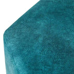 Vanity Stool Hexagon Ottoman Upholstered Footrest Footstool