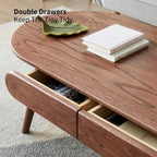 Solid Wood Top Coffee Table