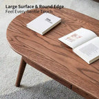 Solid Wood Top Coffee Table