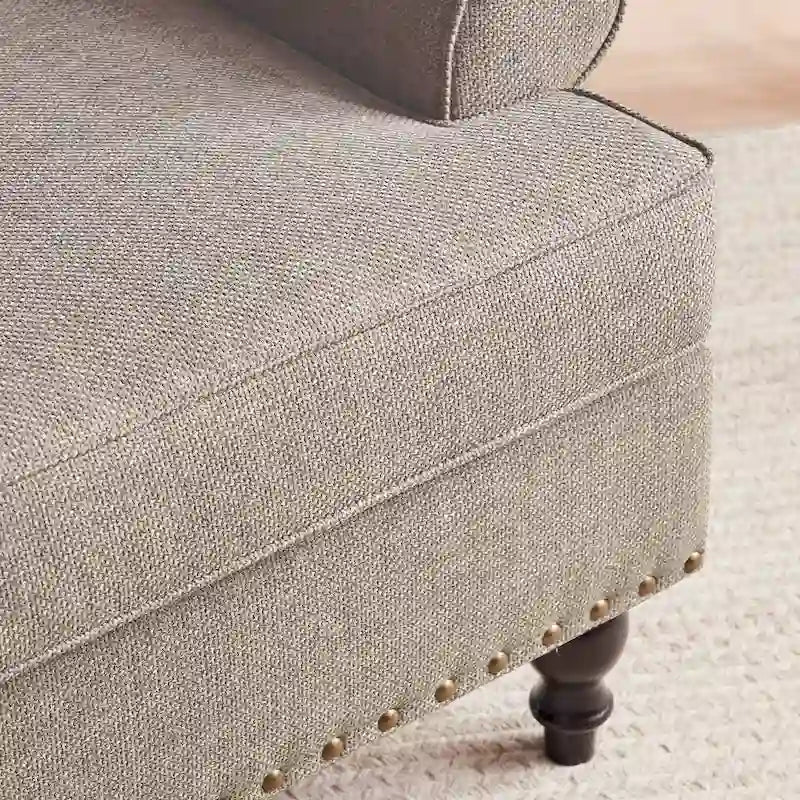 Fabric Armchair and Loveseat Set