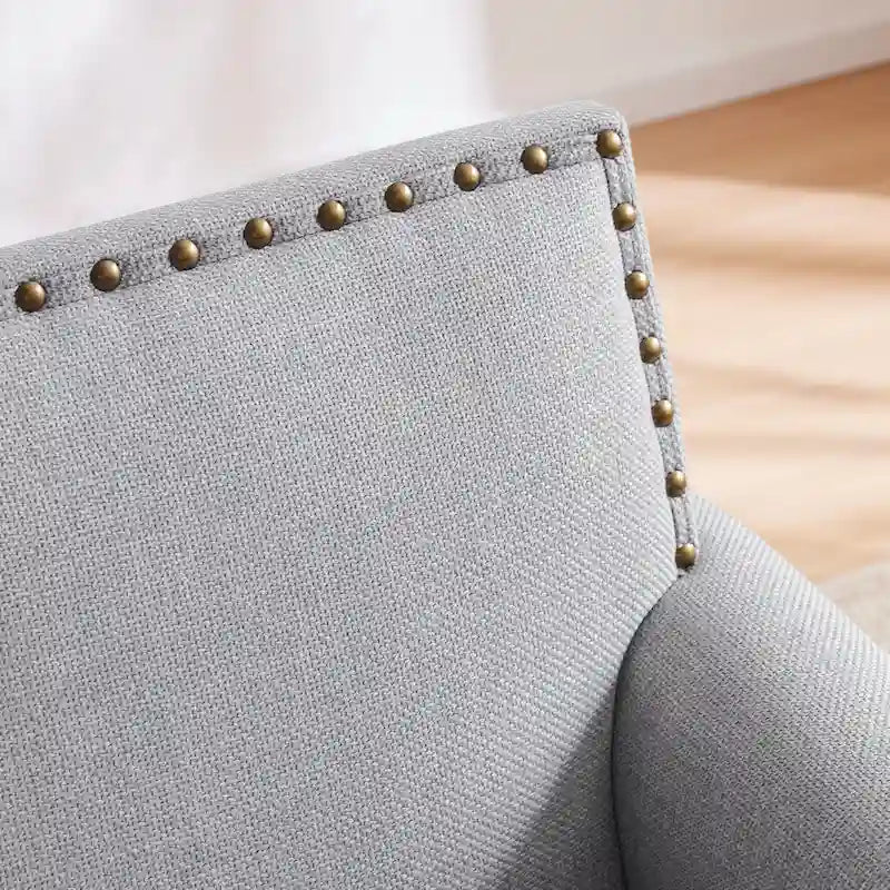 Fabric Armchair and Loveseat Set