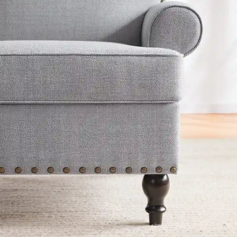 Fabric Armchair and Loveseat Set