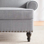 Fabric Armchair and Loveseat Set