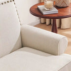 Fabric Armchair and Loveseat Set