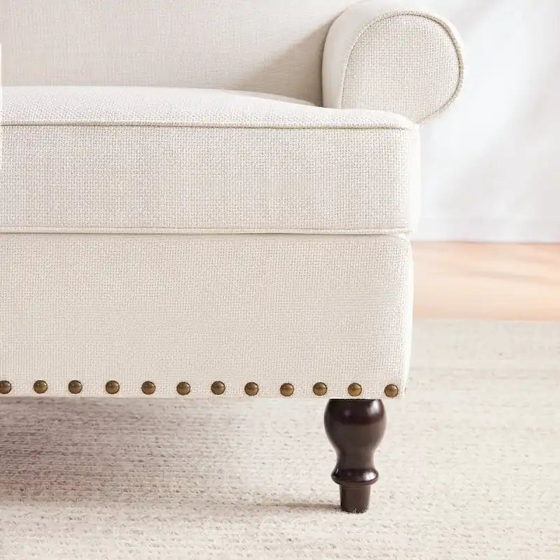 Fabric Armchair and Loveseat Set