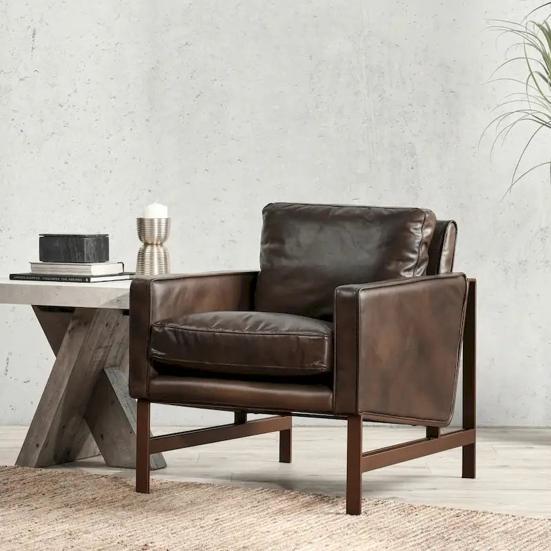 Leather Club Chair