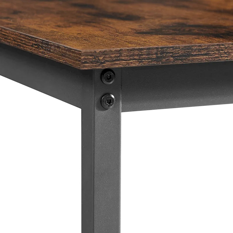 Square Bar Table with 2 Bar Chairs