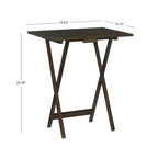 4-piece Plank-Style Tray Tables