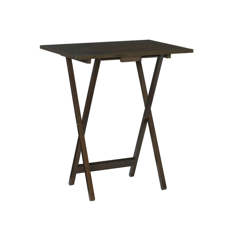 4-piece Plank-Style Tray Tables