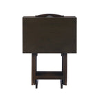 4-piece Plank-Style Tray Tables