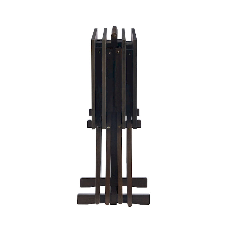4-piece Plank-Style Tray Tables