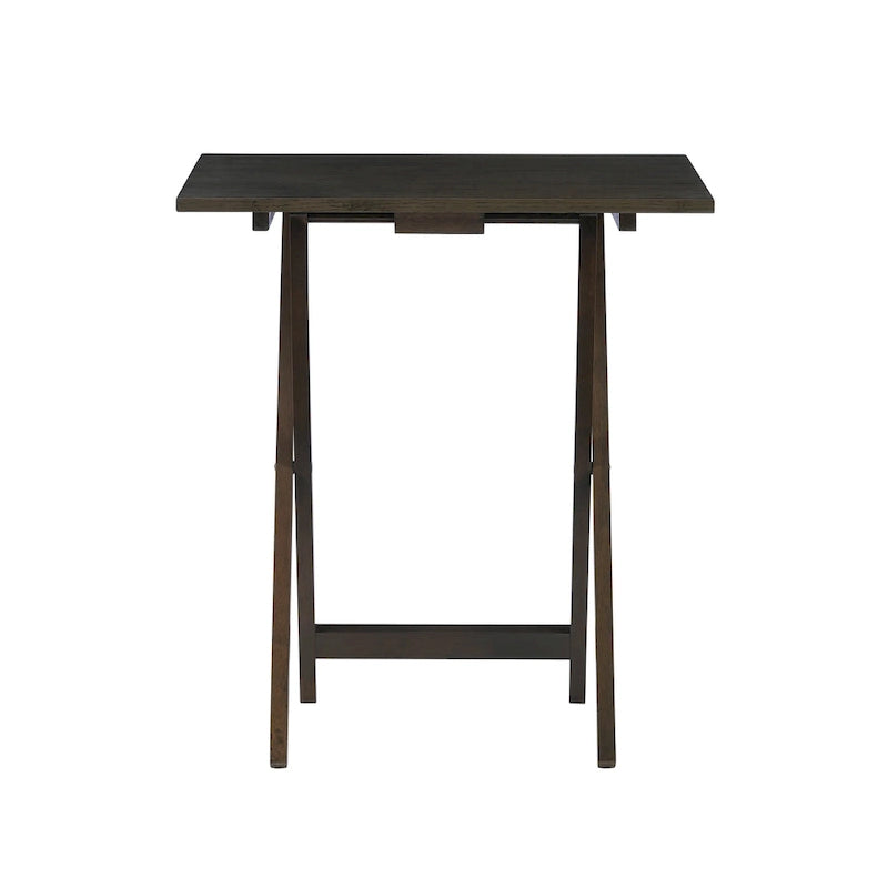 4-piece Plank-Style Tray Tables