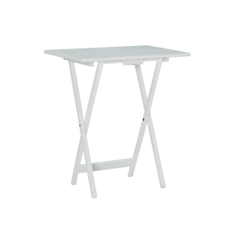 4-piece Plank-Style Tray Tables