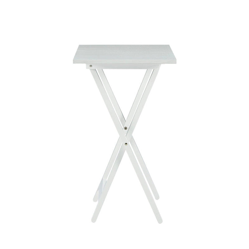 4-piece Plank-Style Tray Tables