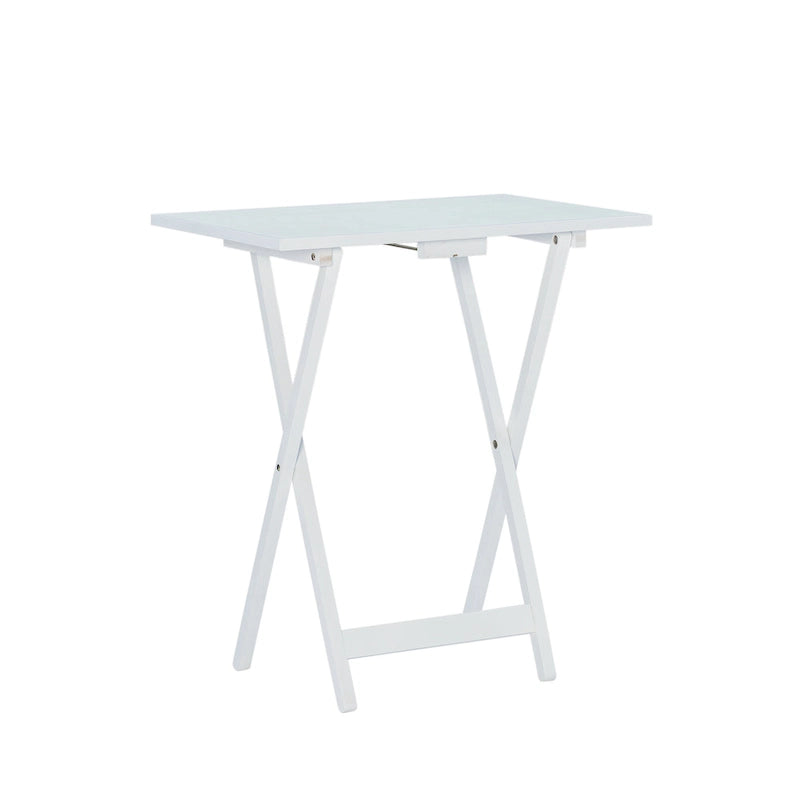 4-piece Plank-Style Tray Tables