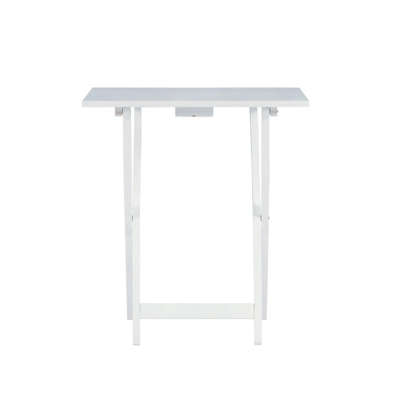 4-piece Plank-Style Tray Tables