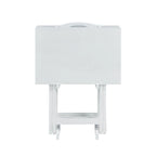 4-piece Plank-Style Tray Tables