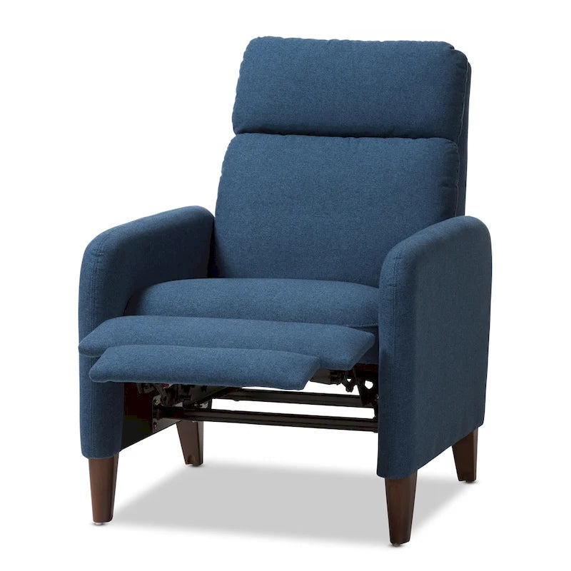 Mid-Century Fabric Recliner