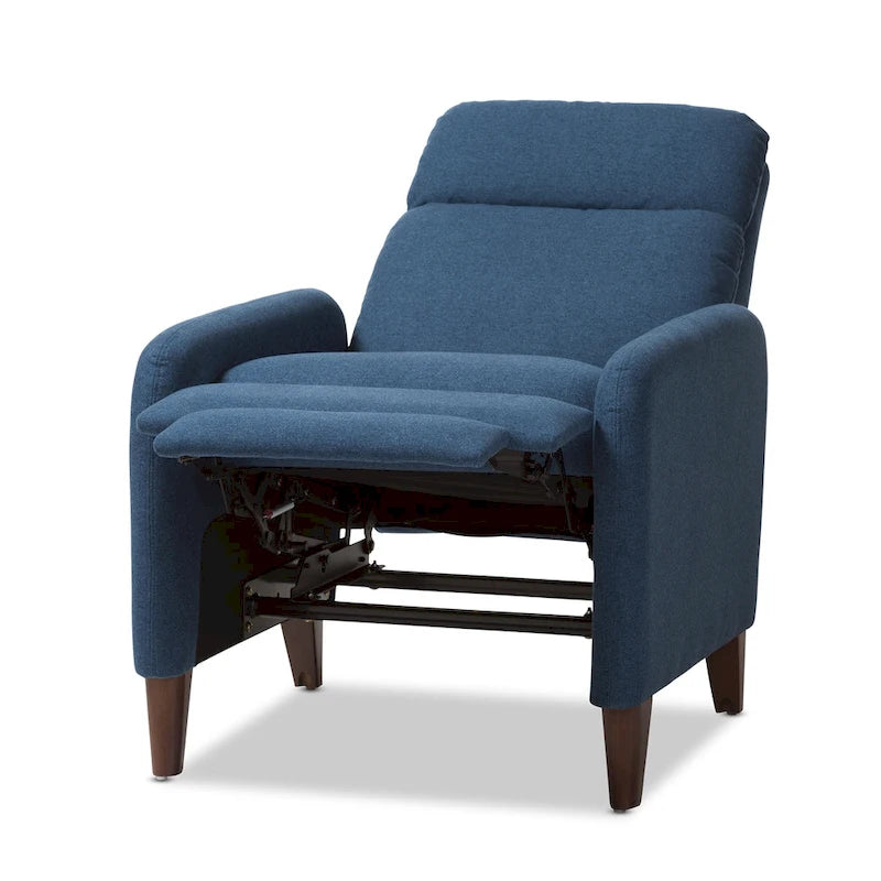 Mid-Century Fabric Recliner