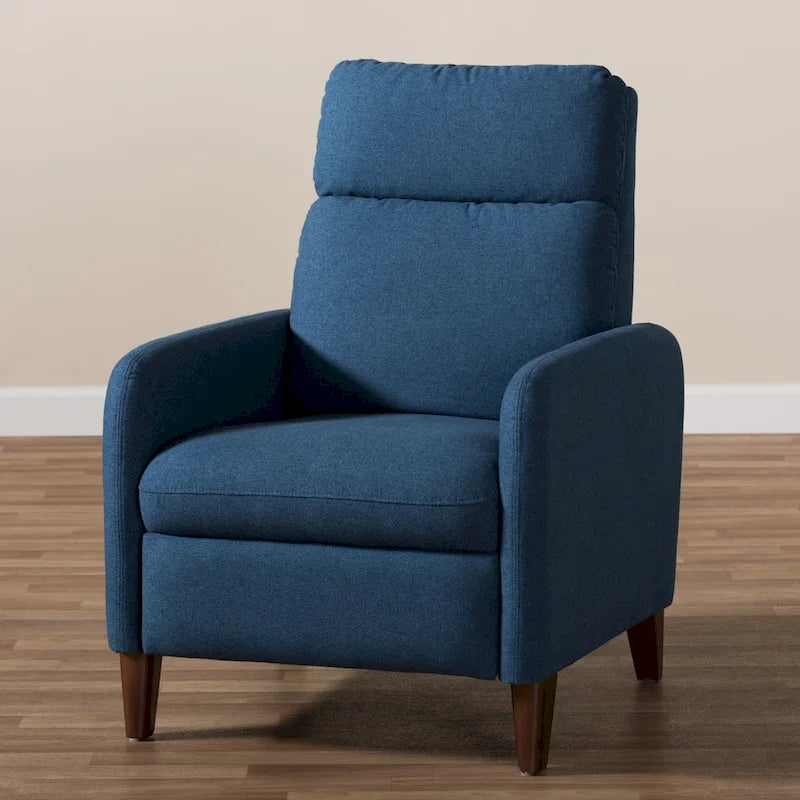 Mid-Century Fabric Recliner