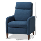 Mid-Century Fabric Recliner