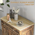 Sideboard Buffet Cabinet Kitchen Storage Cabinet - 15.75D X 26.75W X 33.5H