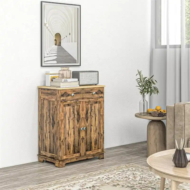 Sideboard Buffet Cabinet Kitchen Storage Cabinet - 15.75D X 26.75W X 33.5H