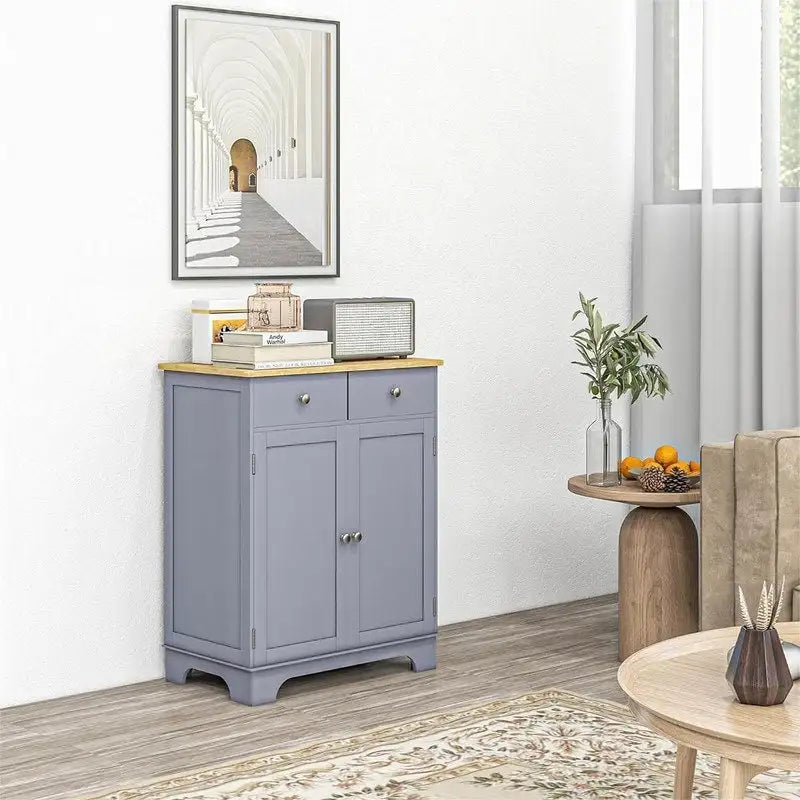 Sideboard Buffet Cabinet Kitchen Storage Cabinet - 15.75D X 26.75W X 33.5H