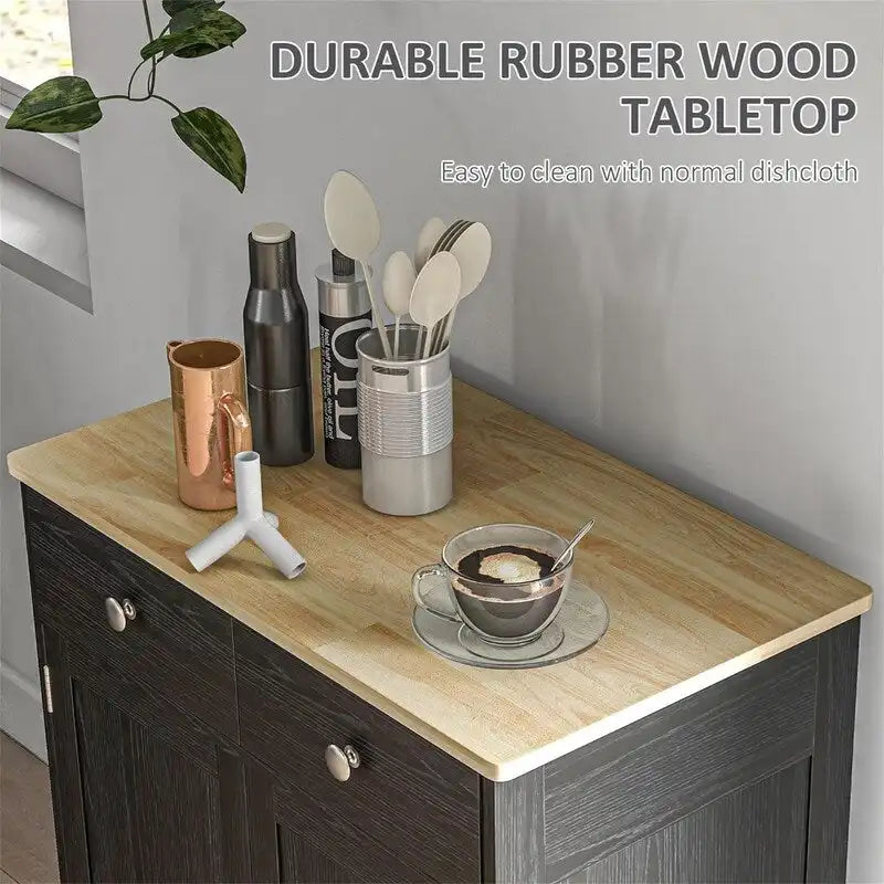 Sideboard Buffet Cabinet Kitchen Storage Cabinet - 15.75D X 26.75W X 33.5H