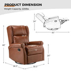 Contemporary Faux Leather Swivel Nursery Chair with Metal Base