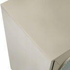 Wood TV Stand with Storage Cabinet and Adjustable Shelves